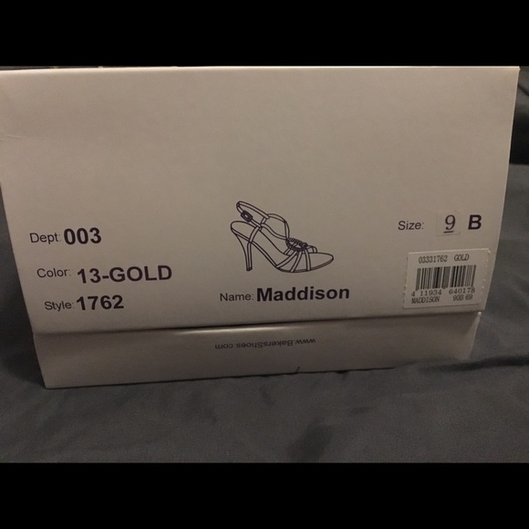 Gold dress heels - Picture 2 of 8